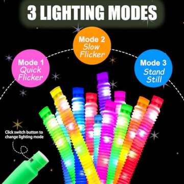 UrChoice 8 PCS Glow Sticks, Glow in The Dark Party Supplies, Light Up Party Favors, Glow Bracelets Necklaces, Neon Party Decorations, Valentine's Day Birthday Wedding Decorations
