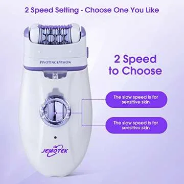 Epilator for Women - Portable 2 in 1 Hair Removal