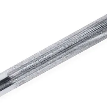 CAP Barbell 5-Foot Solid Olympic Bar, Chrome (2-Inch)