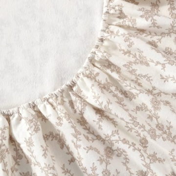 Luxurious Laura Ashley Flannel Queen Sheet Set