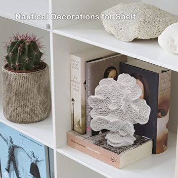 Stunning White Resin Faux Coral Decor for Coastal Spaces