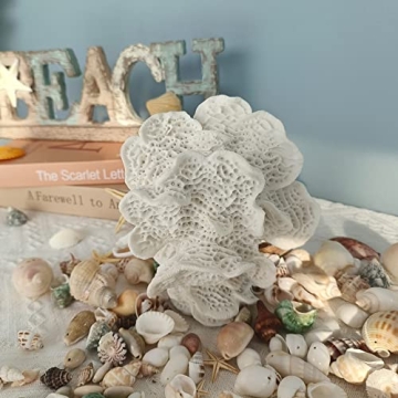 Stunning White Resin Faux Coral Decor for Coastal Spaces