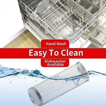 Rolling Grilling Baskets for Effortless Outdoor BBQ Cooking