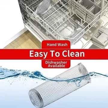 Rolling Grilling Baskets for Effortless Outdoor BBQ Cooking