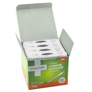 1ml Oral Medicine Syringe for Pets & Infants (100 Pack)