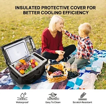 F40C4TMP Portable Freezer with Insulated Bag for Travel