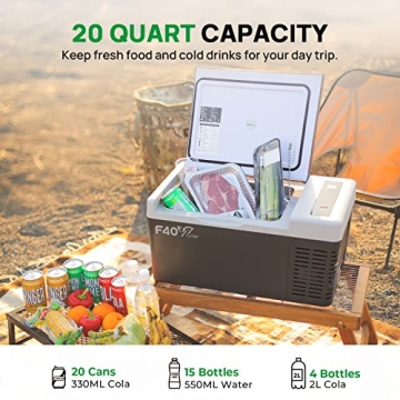 F40C4TMP Portable Freezer with Insulated Bag for Travel