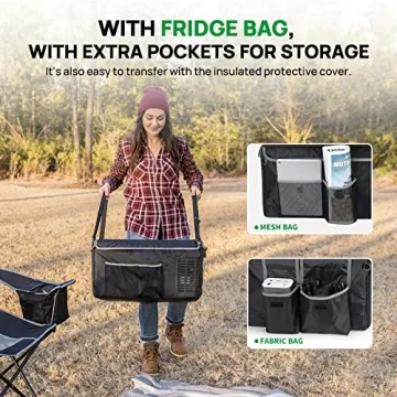 F40C4TMP Portable Freezer with Insulated Bag for Travel