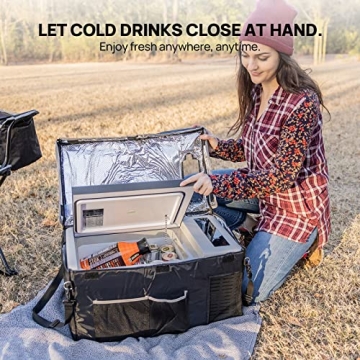 F40C4TMP Portable Freezer with Insulated Bag for Travel