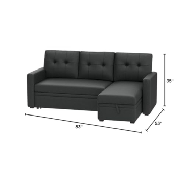 Devion Convertible Sofa for Small Spaces - Stylish & Functional