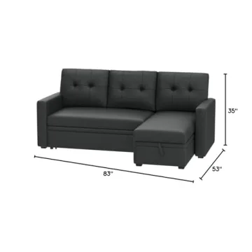 Devion Convertible Sofa for Small Spaces - Stylish & Functional