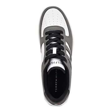 Tommy Hilfiger Men's Talto Sneaker, Grey/White Multi 050, 7M