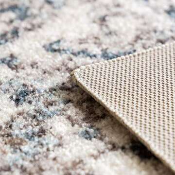 Maples Rugs Vintage Non-Slip Runner Rug for Entryway