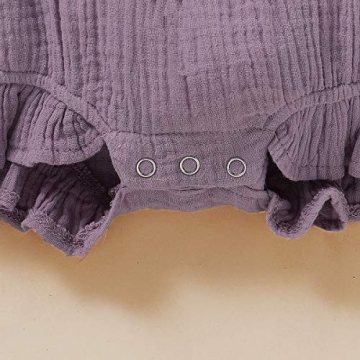 Adorable Ruffled Sleeveless Romper for Baby Girls