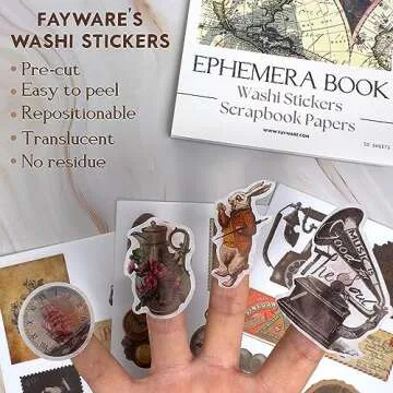 Vintage Washi Stickers & Scrapbook Papers - FAYWARE