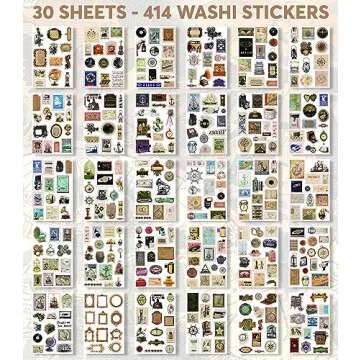 Vintage Washi Stickers & Scrapbook Papers - FAYWARE