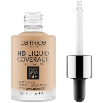 Catrice HD Liquid Coverage Foundation - High Coverage, Vegan & Cruelty Free