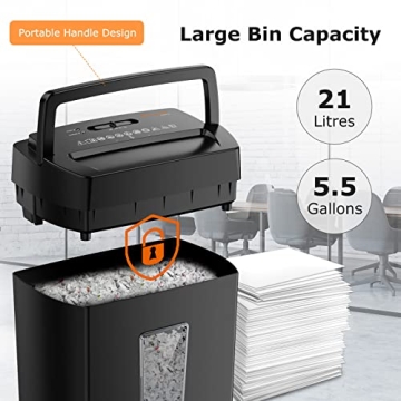 Bonsaii 12-Sheet Heavy Duty Shredder for Home Office