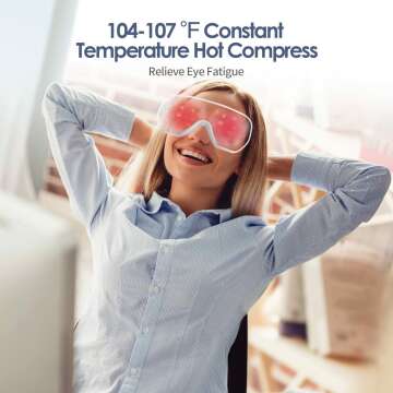 LAMEVEN Eye Massager for Relaxation and Sleep