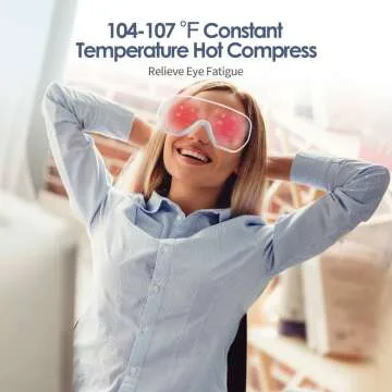 LAMEVEN Eye Massager for Relaxation and Sleep