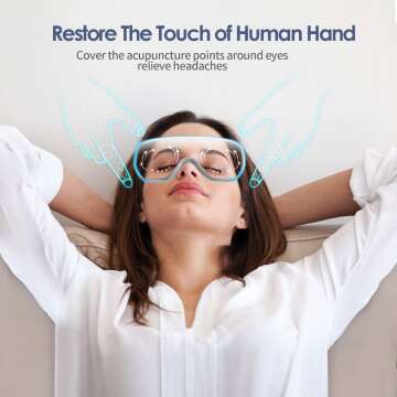 LAMEVEN Eye Massager for Relaxation and Sleep