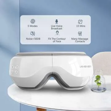 LAMEVEN Eye Massager for Relaxation and Sleep