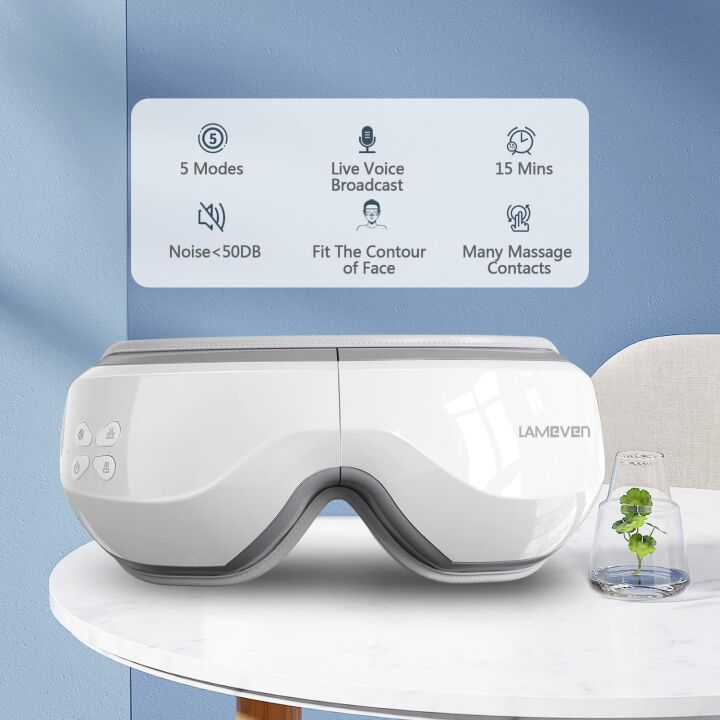 LAMEVEN Eye Massager for Relaxation and Sleep