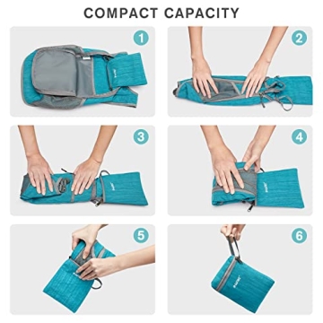 G4Free Lightweight Packable Hiking Daypack for Travel