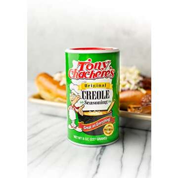 Tony Chachere's Original Creole Seasoning 2 Pack Flavor Boost