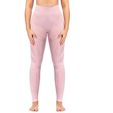 Women’s High Waist Seamless Leggings Gym Tight Yoga Pants Tummy Control Workout Leggings Fitness Shark