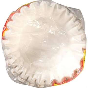 Melitta Junior Basket Coffee Filters White 100 Count