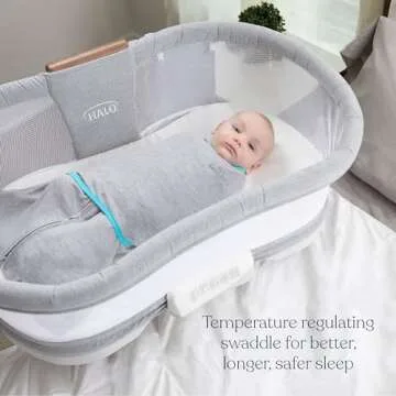 HALO Baby Sleepsack Swaddle Wearable Blanket, 3-Way Adjustable Infant Sleepsack, TOG 1.5, Ideal Temp...