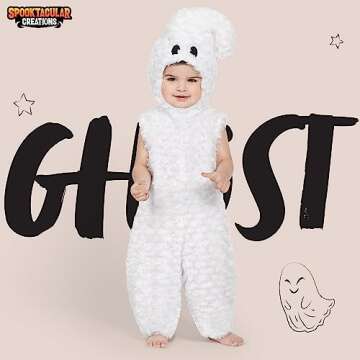 Spooktacular Baby Ghost Costume for Halloween Fun