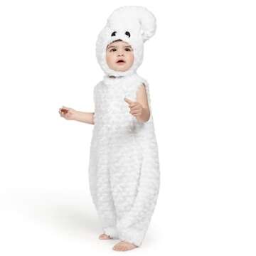 Spooktacular Baby Ghost Costume for Halloween Fun