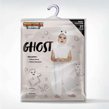 Spooktacular Baby Ghost Costume for Halloween Fun