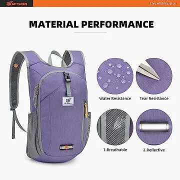 SKYSPER 10L Lightweight Hiking Daypack for Travel
