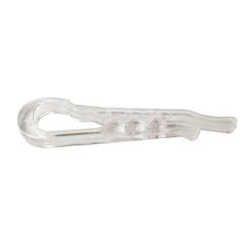 NiftyPlaza Durable U Shape Plastic Alligator Clips 500 Count