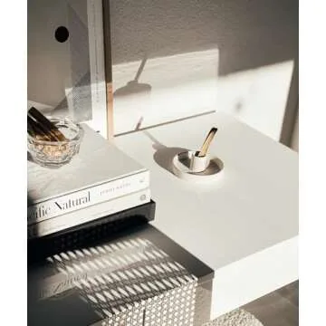 Bursera White Palo Santo Holder, Tree Planted with Every Order, Ceramic Holder Palo Santo Burner, Palo Santo Wood Stand, Incense Stick Burning Tray