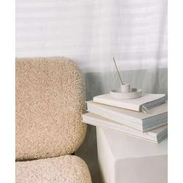 Bursera White Palo Santo Holder, Tree Planted with Every Order, Ceramic Holder Palo Santo Burner, Palo Santo Wood Stand, Incense Stick Burning Tray