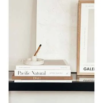 Bursera White Palo Santo Holder, Tree Planted with Every Order, Ceramic Holder Palo Santo Burner, Palo Santo Wood Stand, Incense Stick Burning Tray