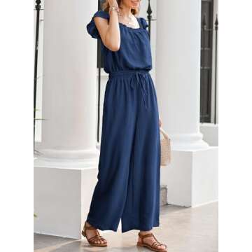Stylish Dokotoo Jumpsuits for Women with Ruffle Sleeves