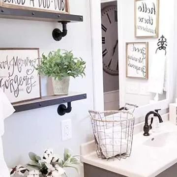 Briful Faux Potted Plants Set for Home and Office Decoration