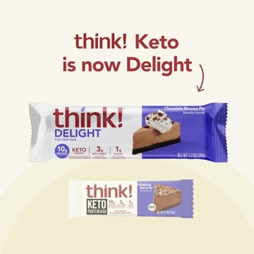think! Keto Protein Bars - Low Carb Chocolate Mousse Treat