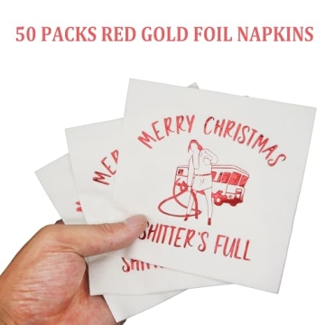 Merry Christmas Full Napkins - Perfect Holiday Party Decor