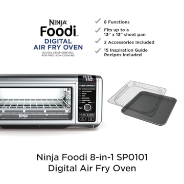 Ninja SP101 Air Fry Oven - Versatile, Space-Saving Design