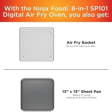 Ninja SP101 Air Fry Oven - Versatile, Space-Saving Design