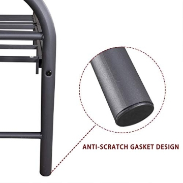 Elegant Vintage Queen Bed Frame - Stylish & Sturdy Metal Design