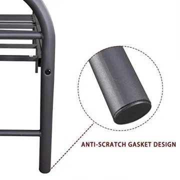 Elegant Vintage Queen Bed Frame - Stylish & Sturdy Metal Design