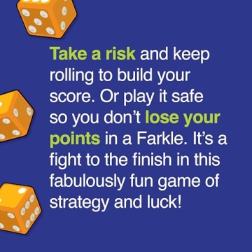 PlayMonster Farkle Classic Dice Game for Family Fun