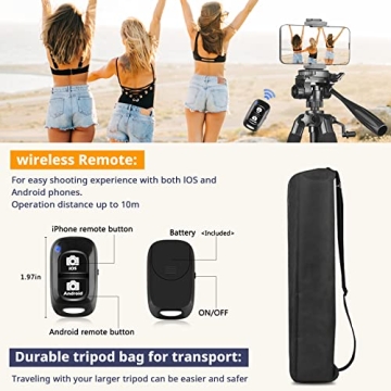 Affordable Eicaus 67 Inch Heavy Duty Tripod for All Devices